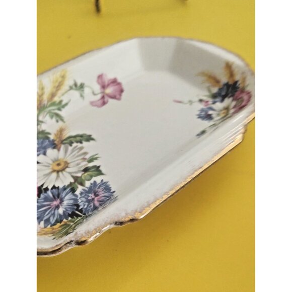 Royal Albert - Harvest Bouquet - Serving/Candy/Butter Dish 7" x 5" - Picture 8 of 11